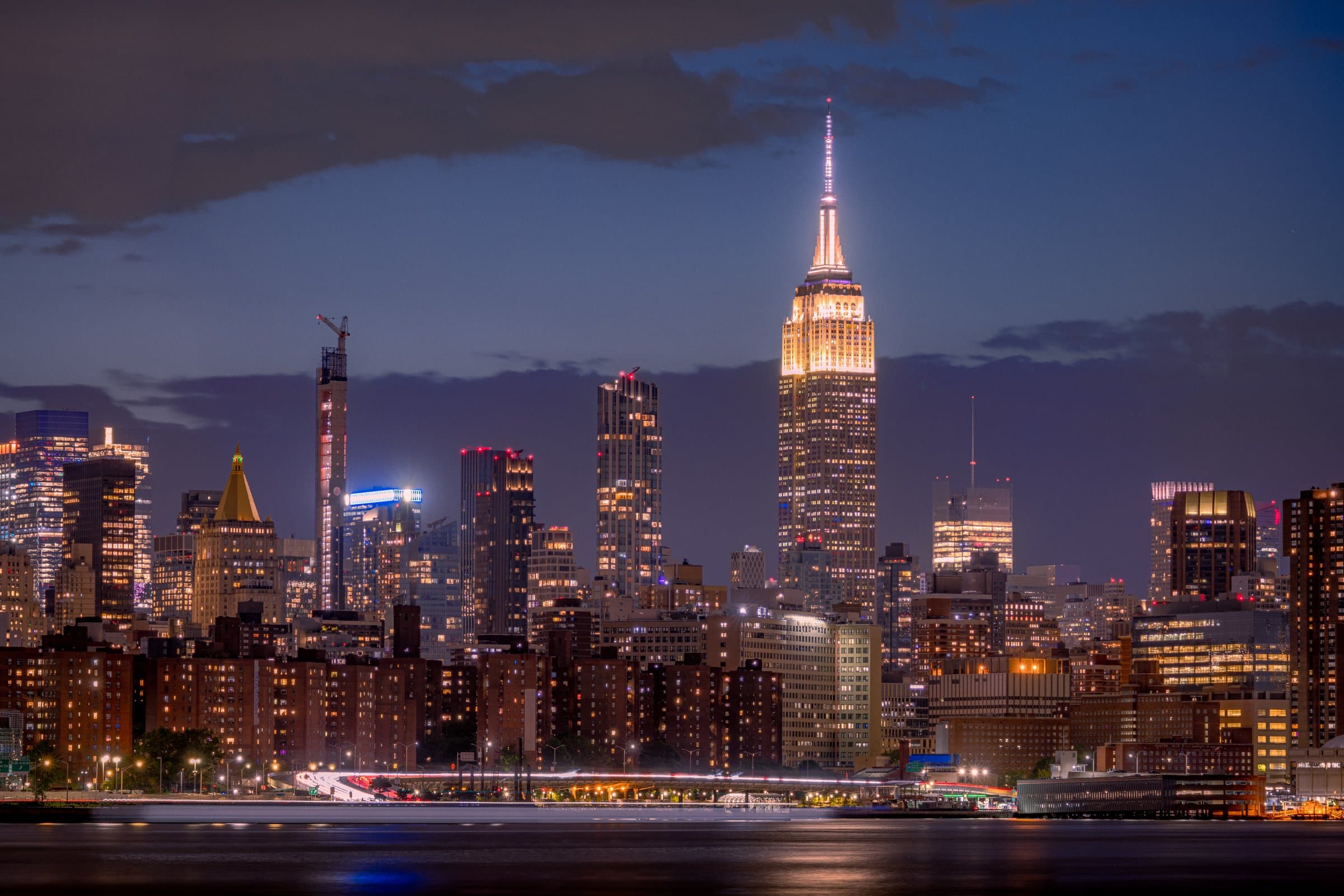 Midtown, Dusk, 2024 — Archival pigment print by Daniel Montero, New York