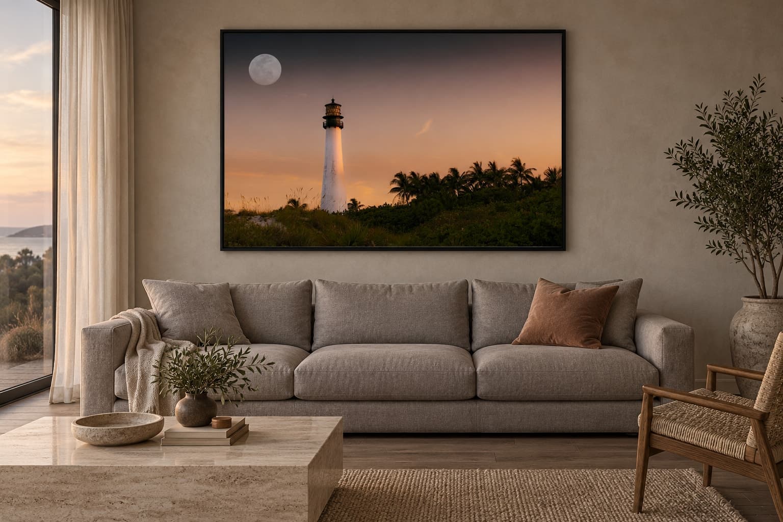 Illustrative room setting for Cape Florida, Full Moon