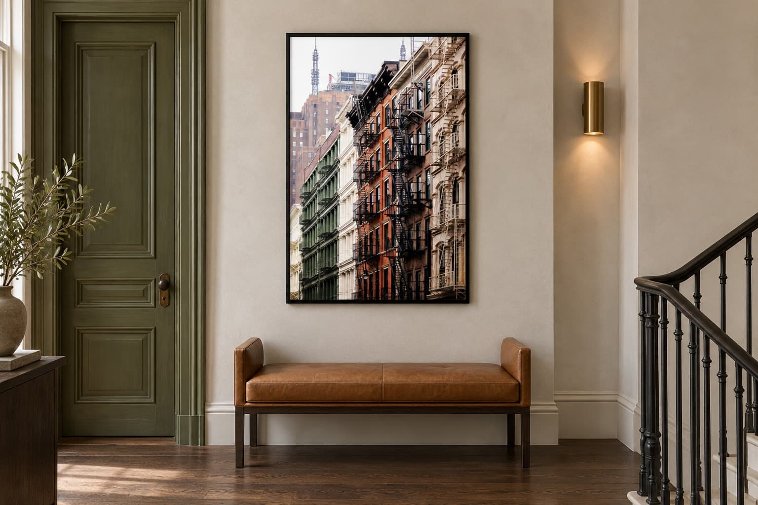 Illustrative interior setting for Fire Escape Rhythm