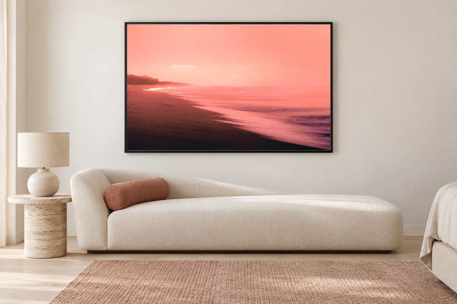 Illustrative interior setting for Pink Shore