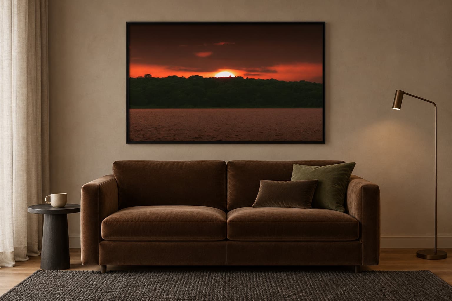 Illustrative interior setting for Sun at the Treeline
