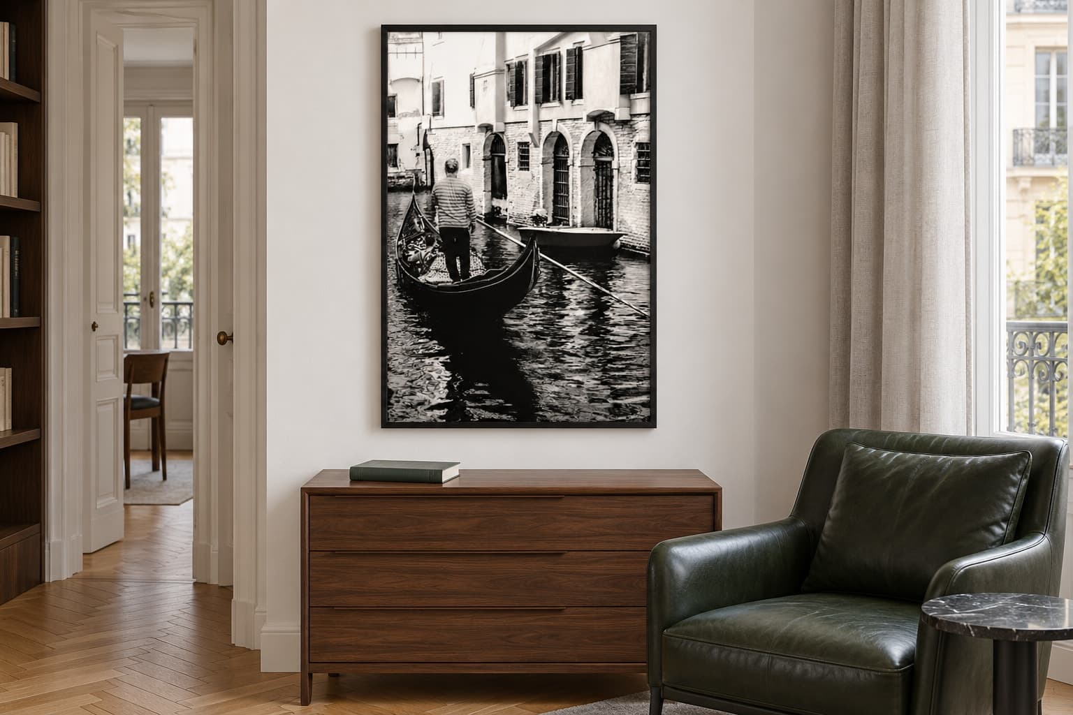 Illustrative interior setting for The Gondolier