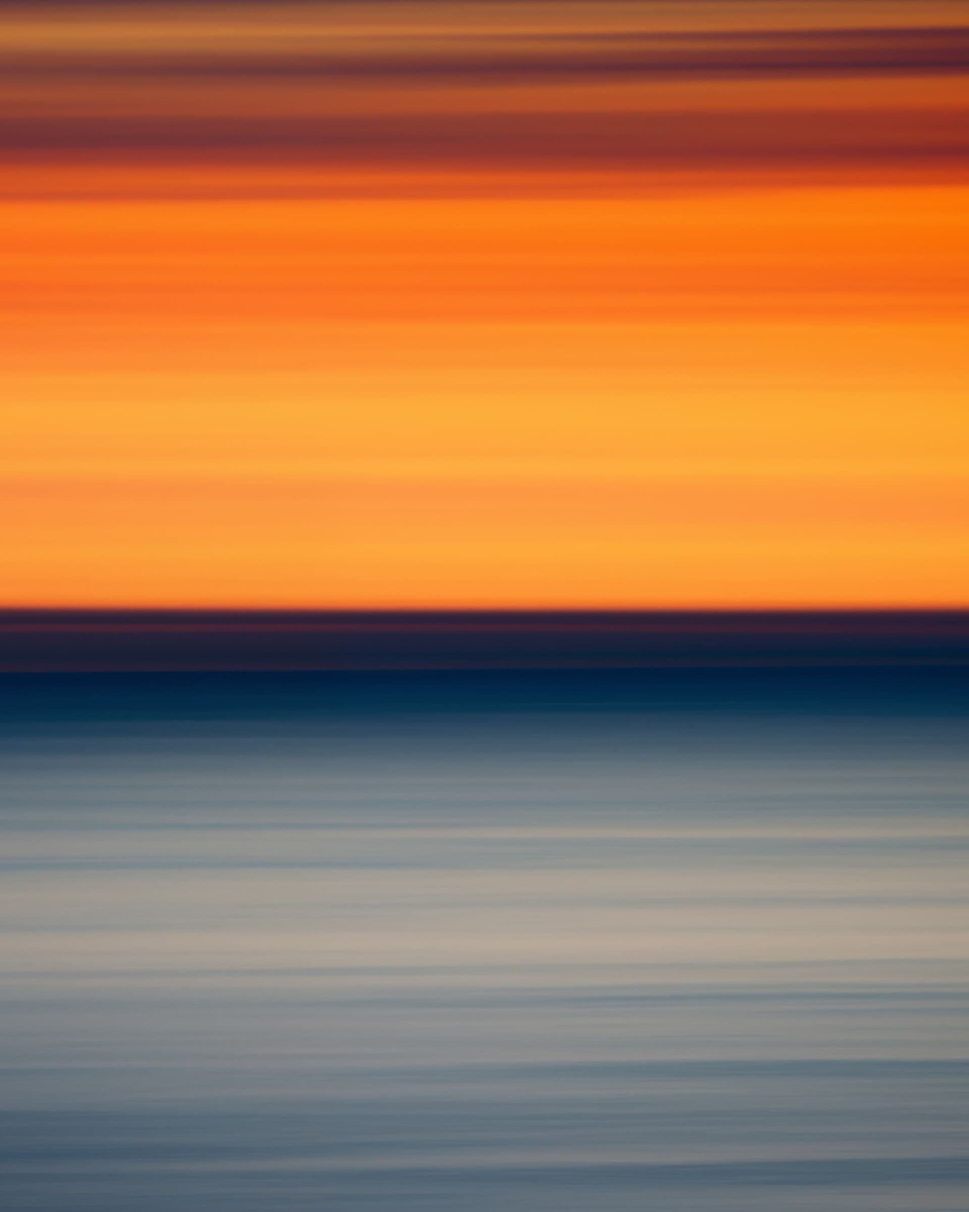 Orange above Blue by Daniel Montero