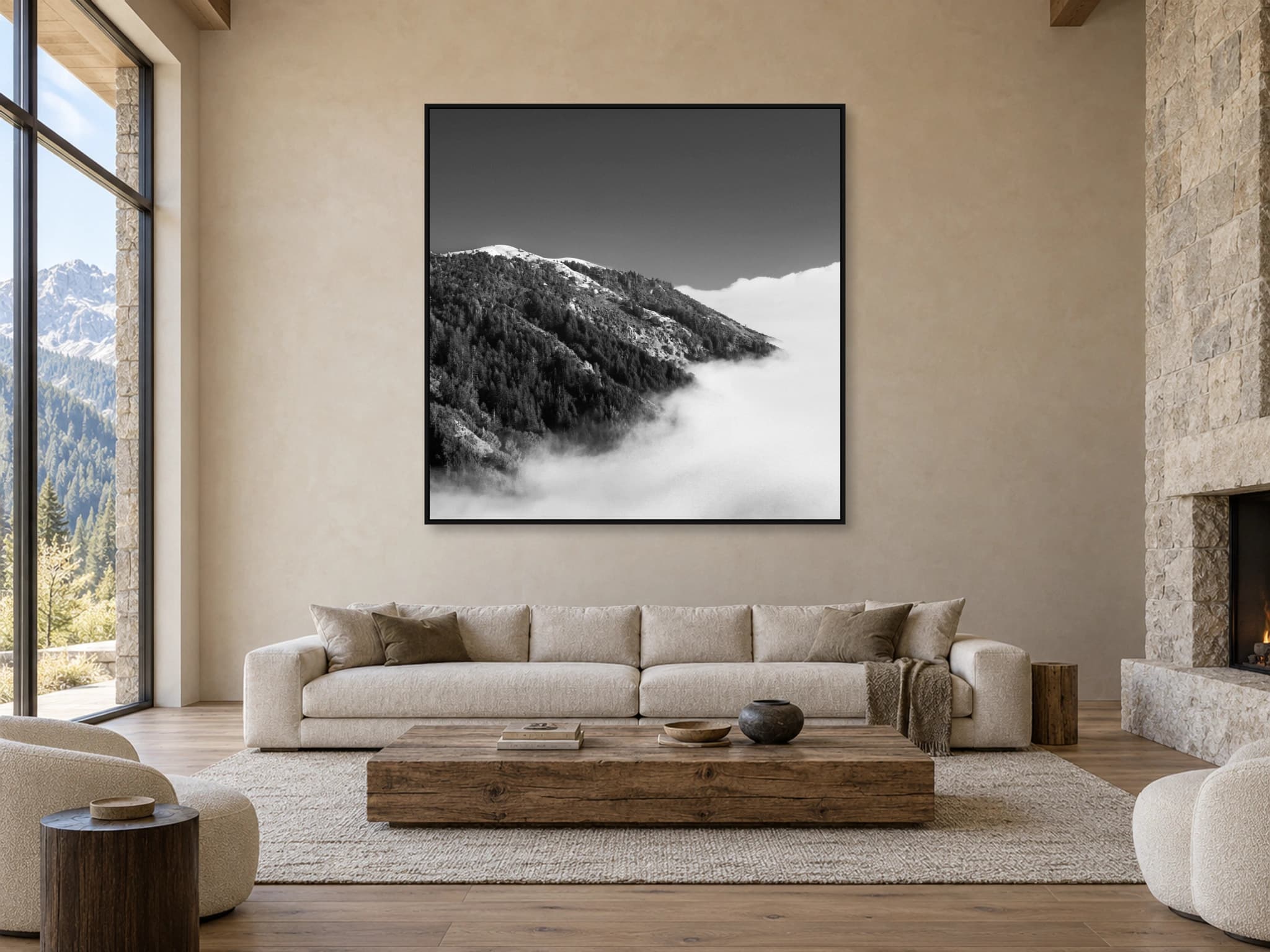 Illustrative interior setting for Above the Cloud Sea