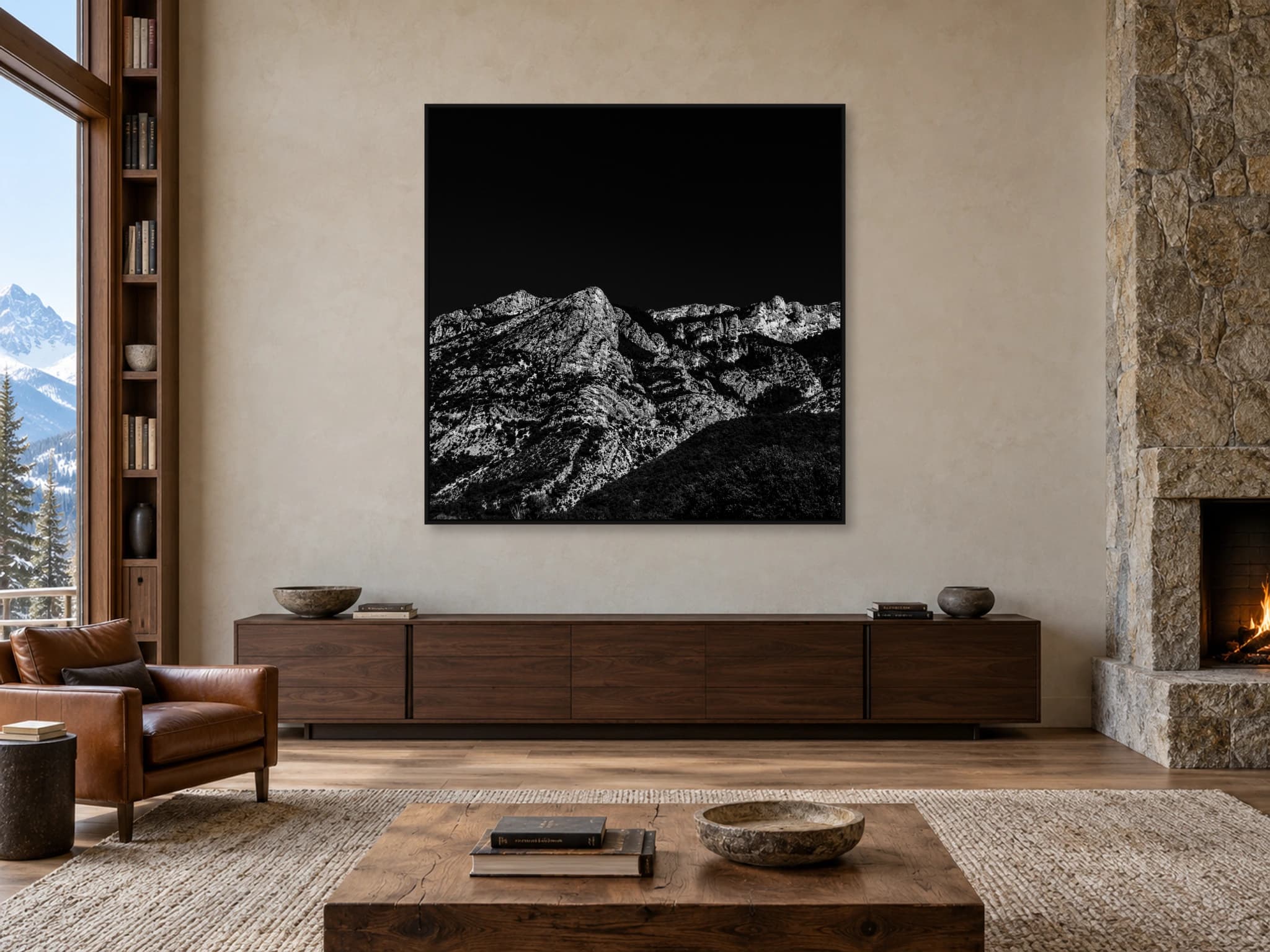 Illustrative interior setting for Bright Ridge