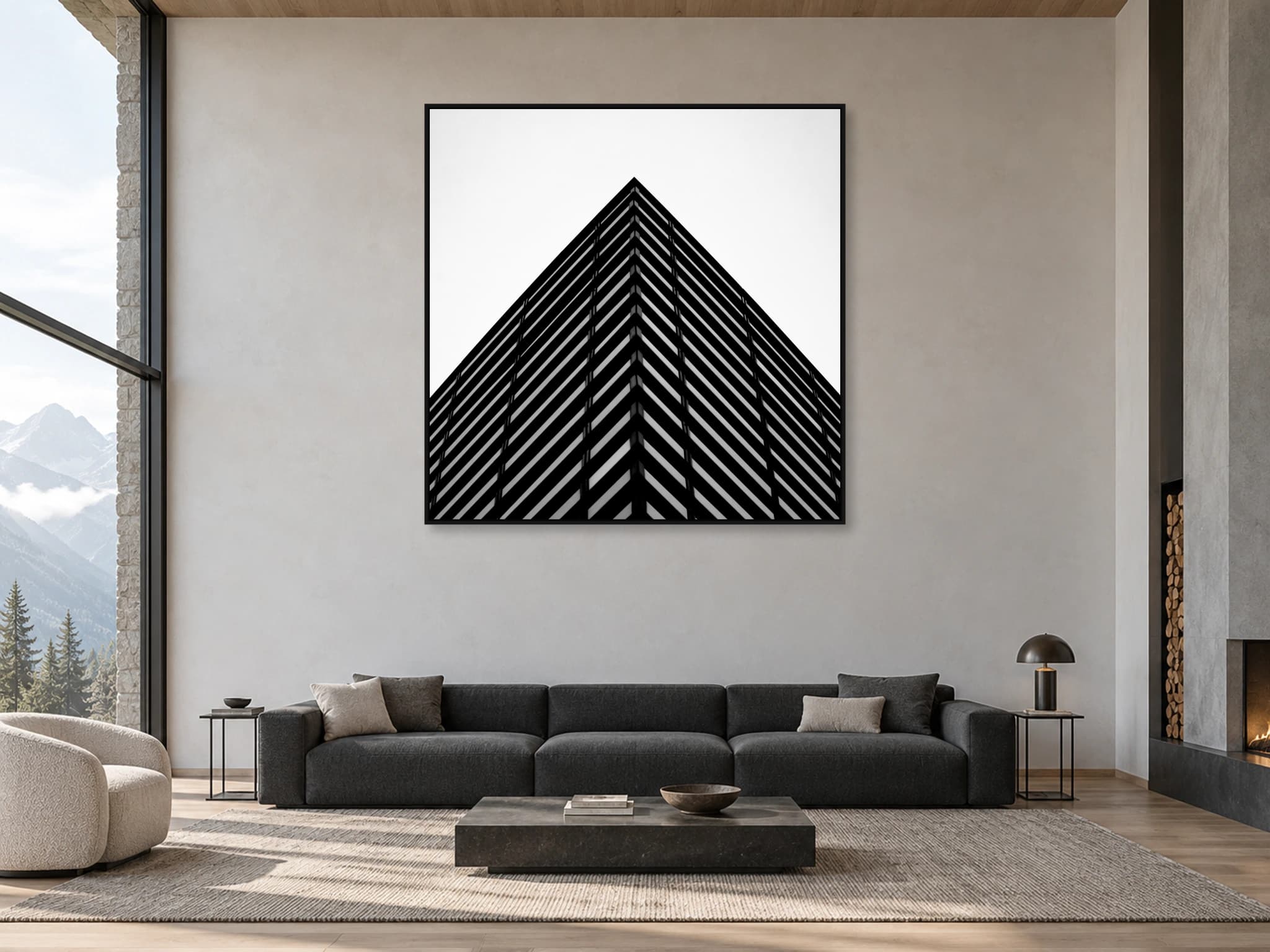 Illustrative interior setting for Chevron