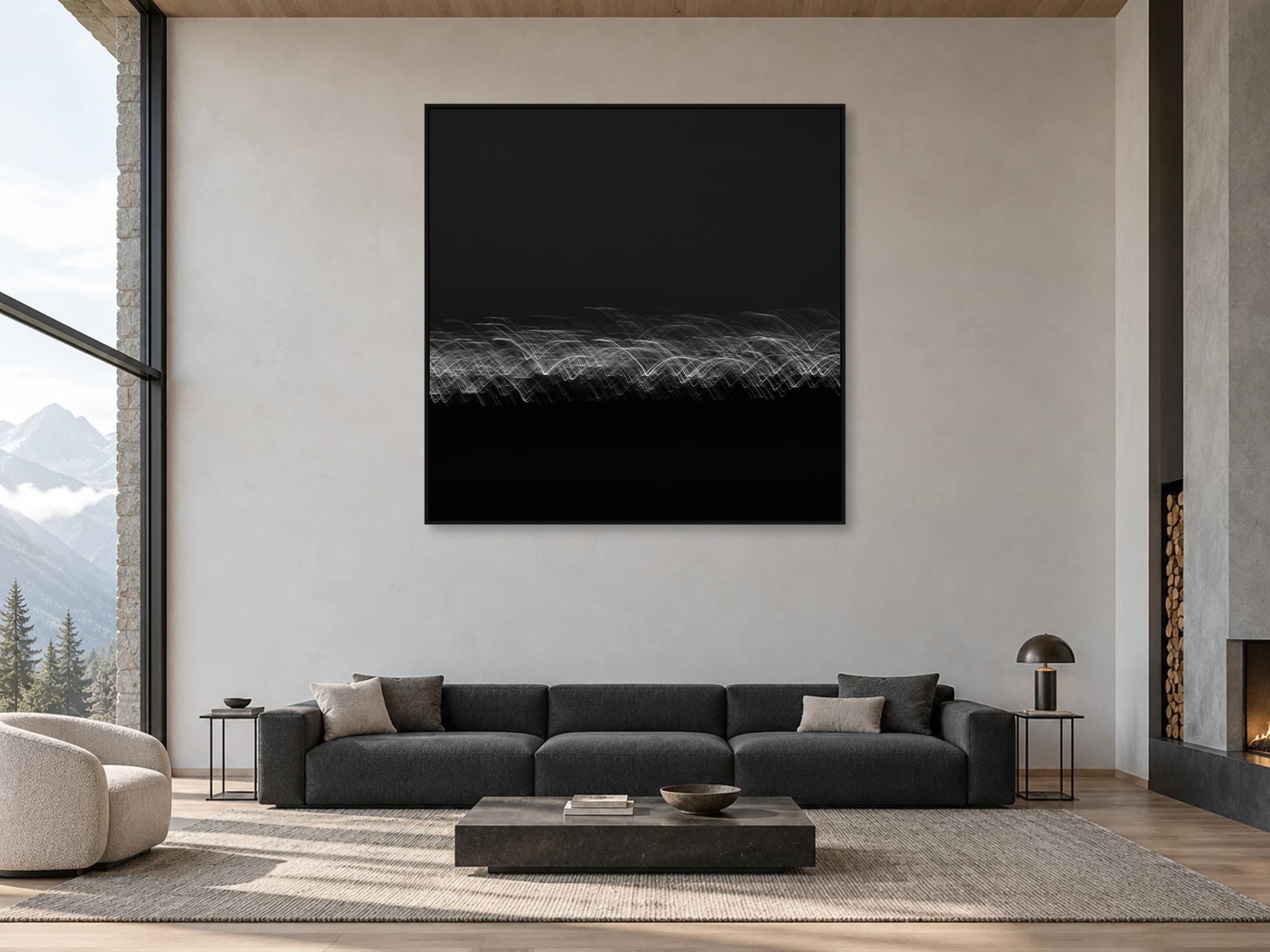 Illustrative interior setting for Light Writing