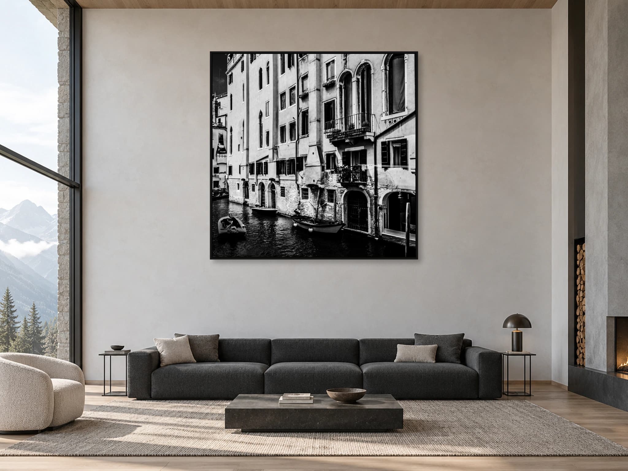 Illustrative interior setting for Palazzo, Venice