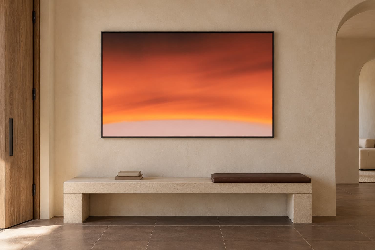 Illustrative interior setting for Amber Arc