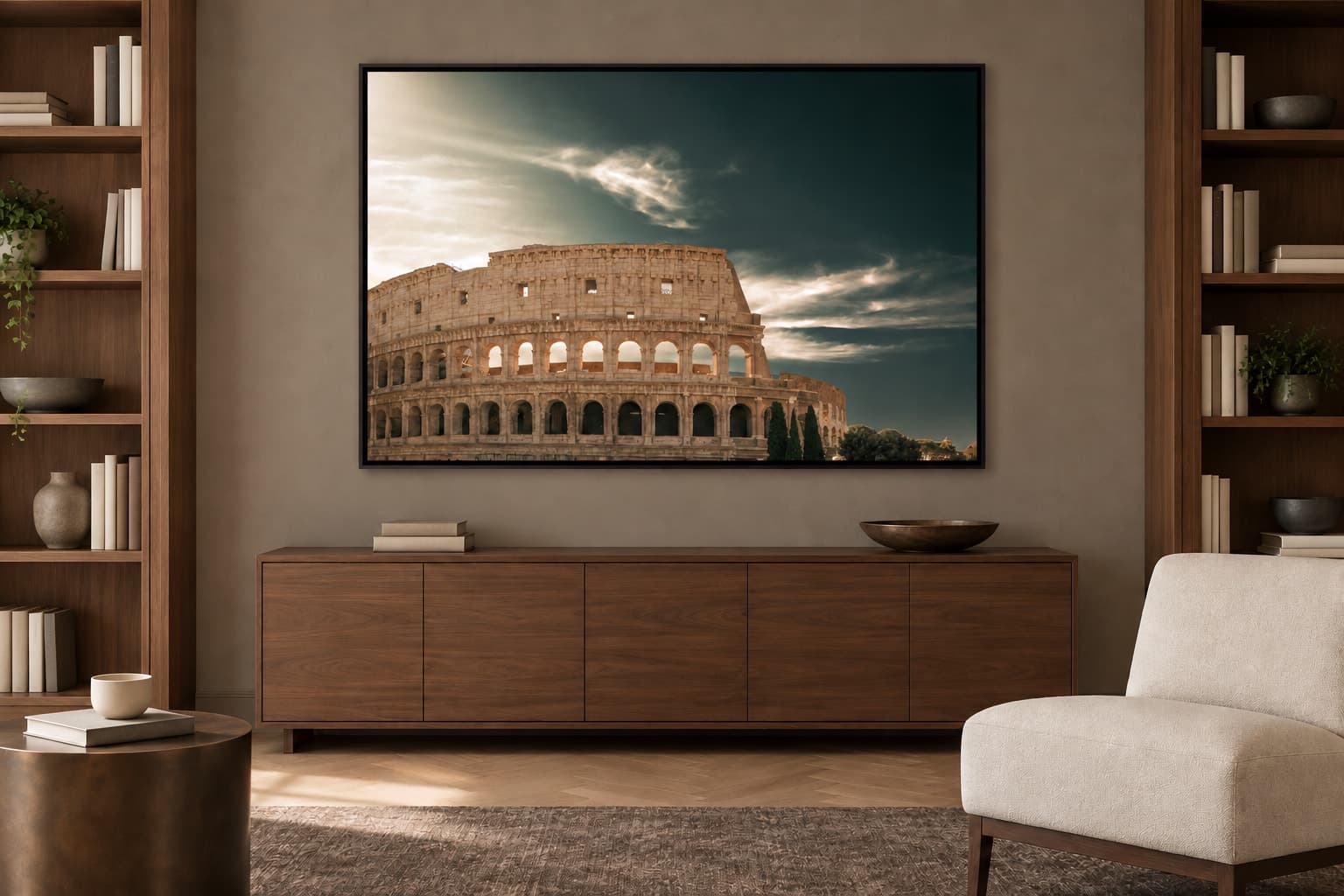 Illustrative interior setting for Arches beneath Cloud