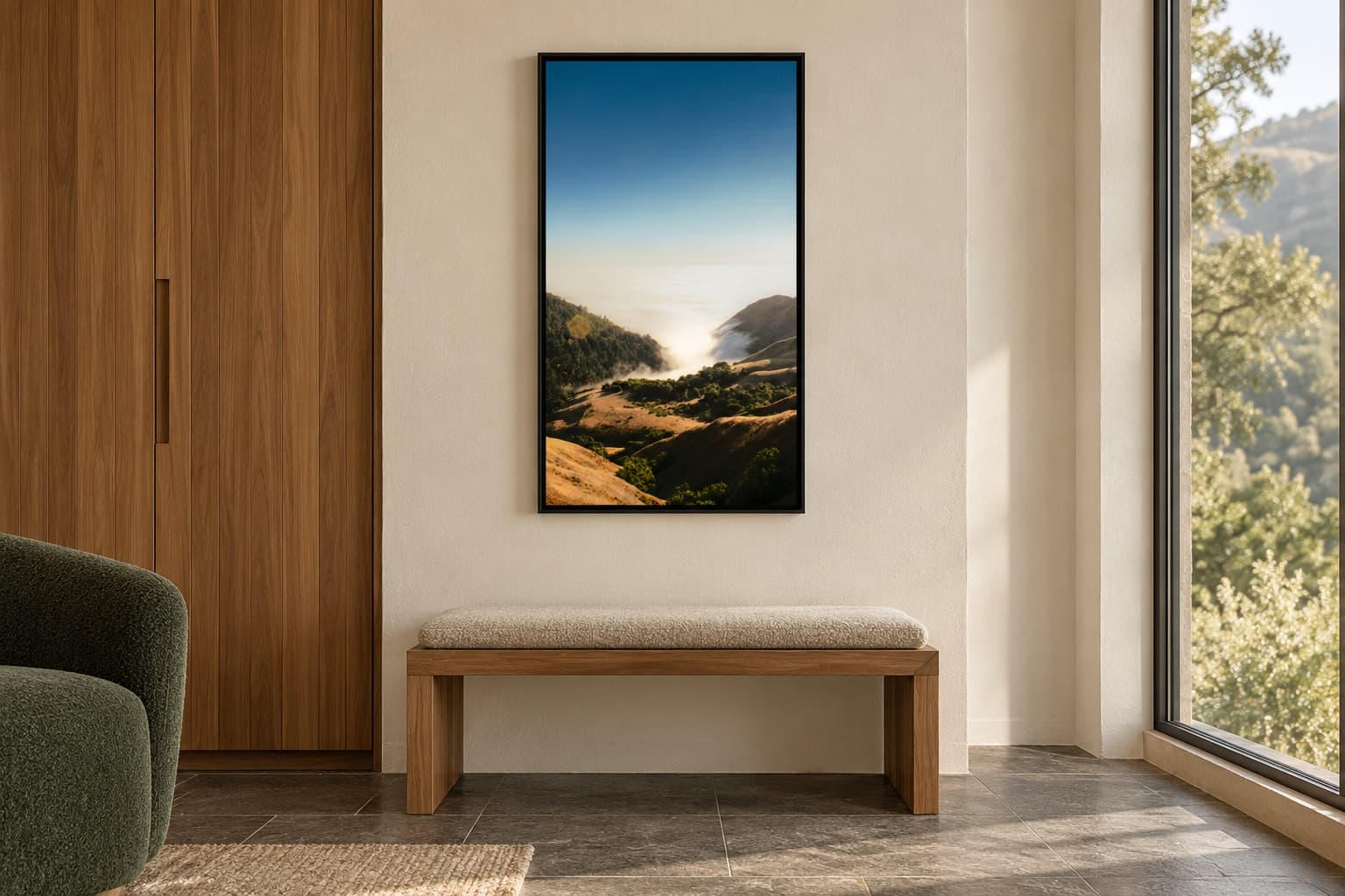 Illustrative interior setting for Valley of Cloud