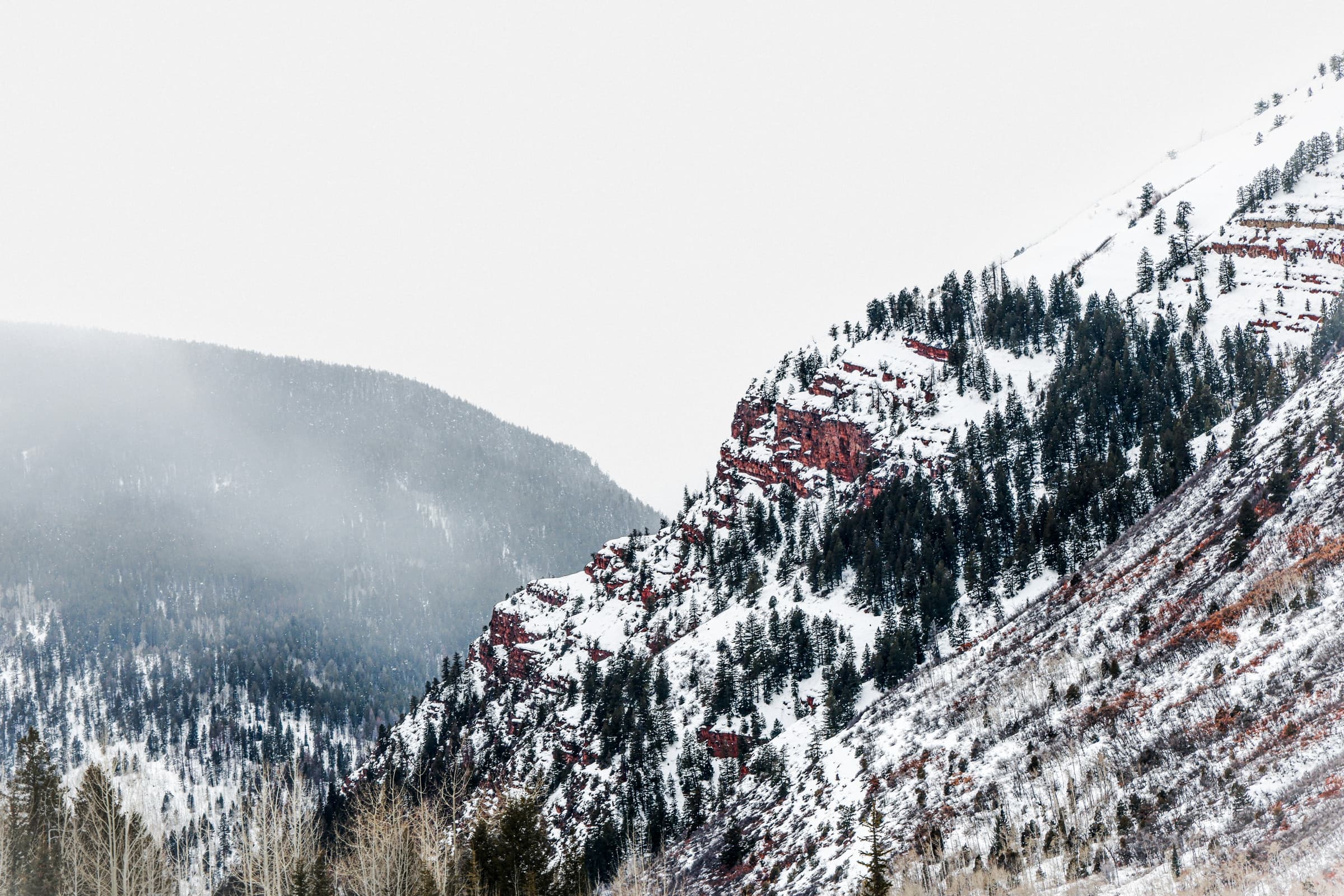 Red Rock, Snow by Daniel Montero