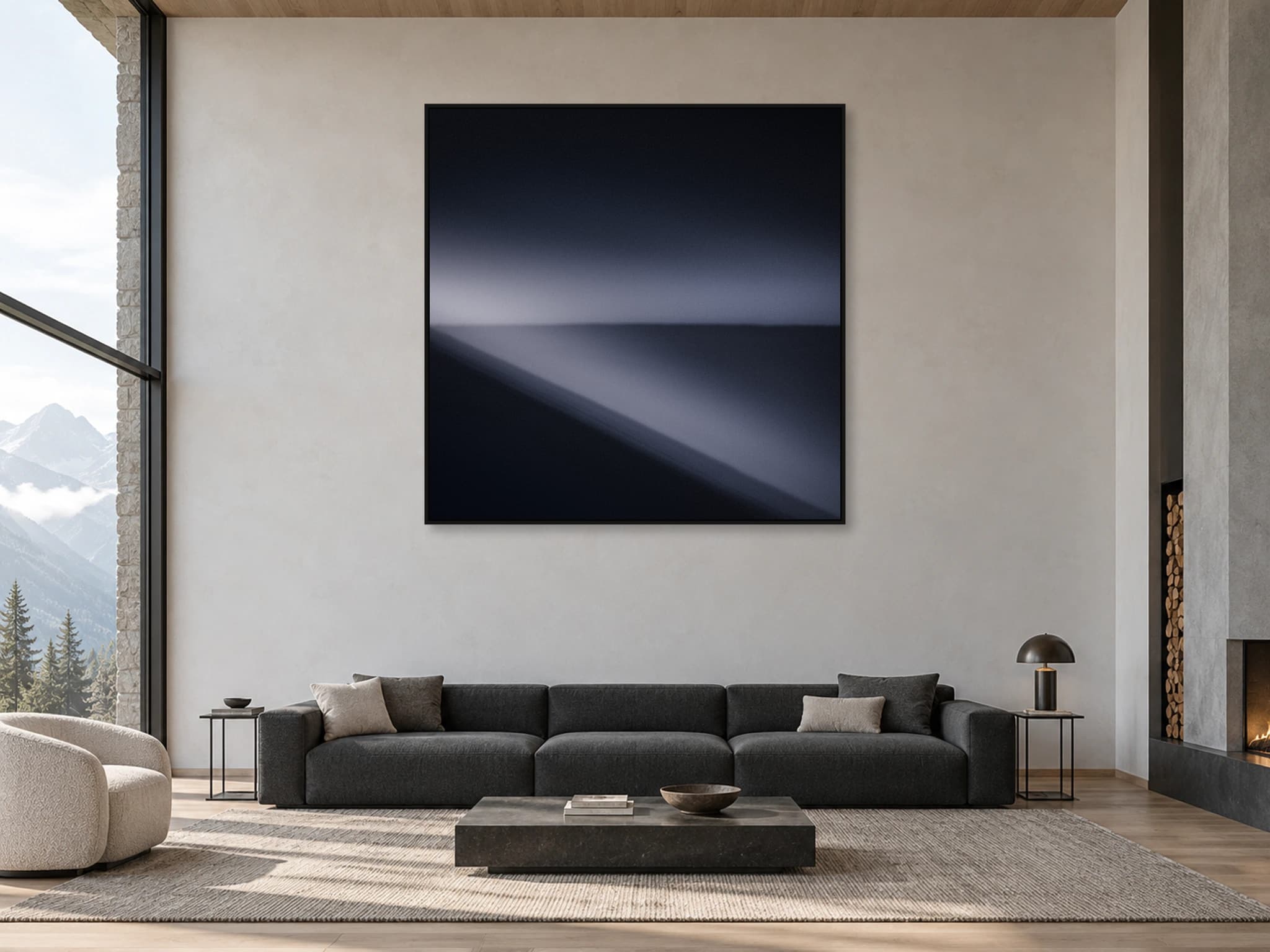 Illustrative interior setting for Beam
