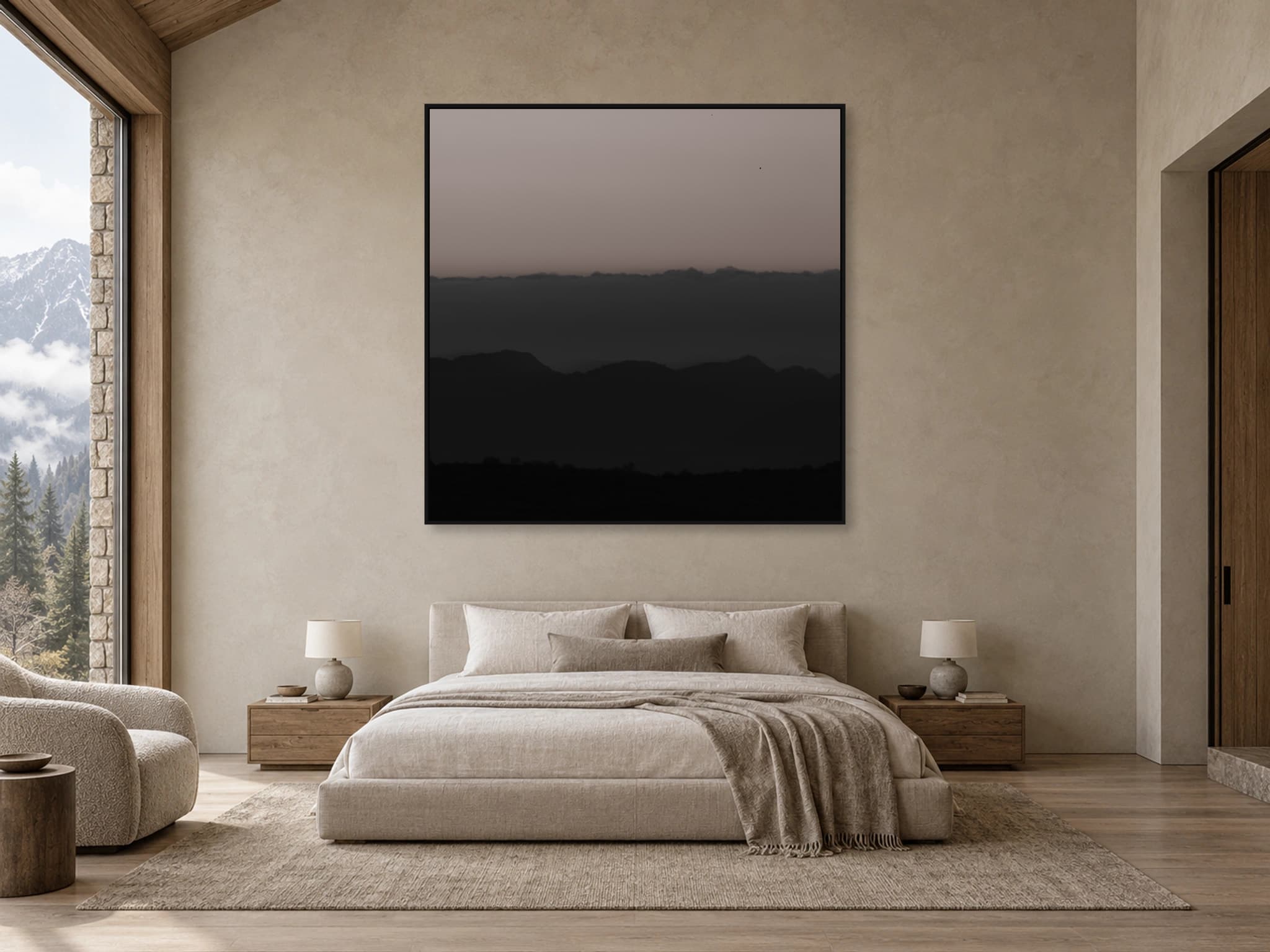 Illustrative interior setting for Distant Range
