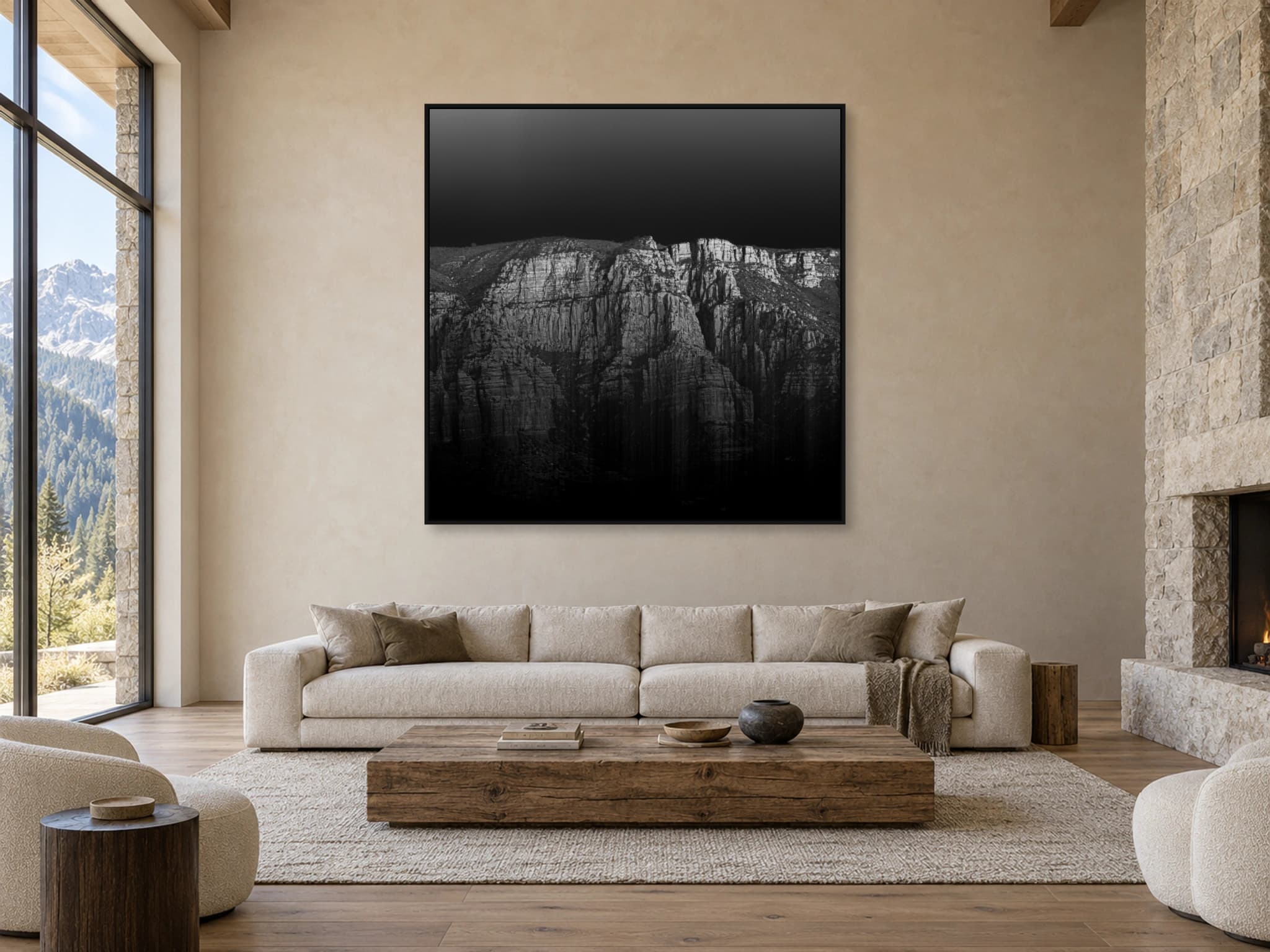 Illustrative interior setting for Light on Stone