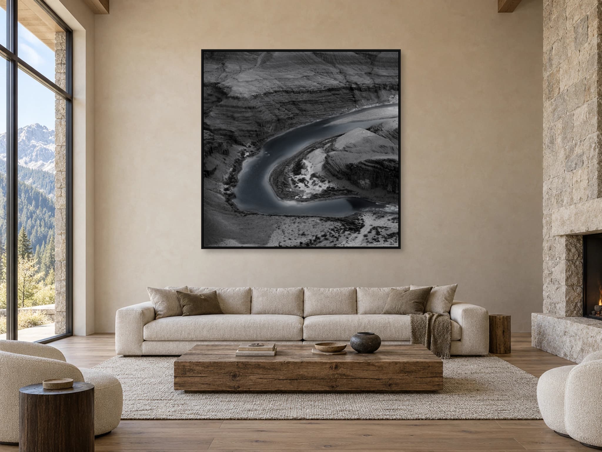 Illustrative interior setting for River Bend