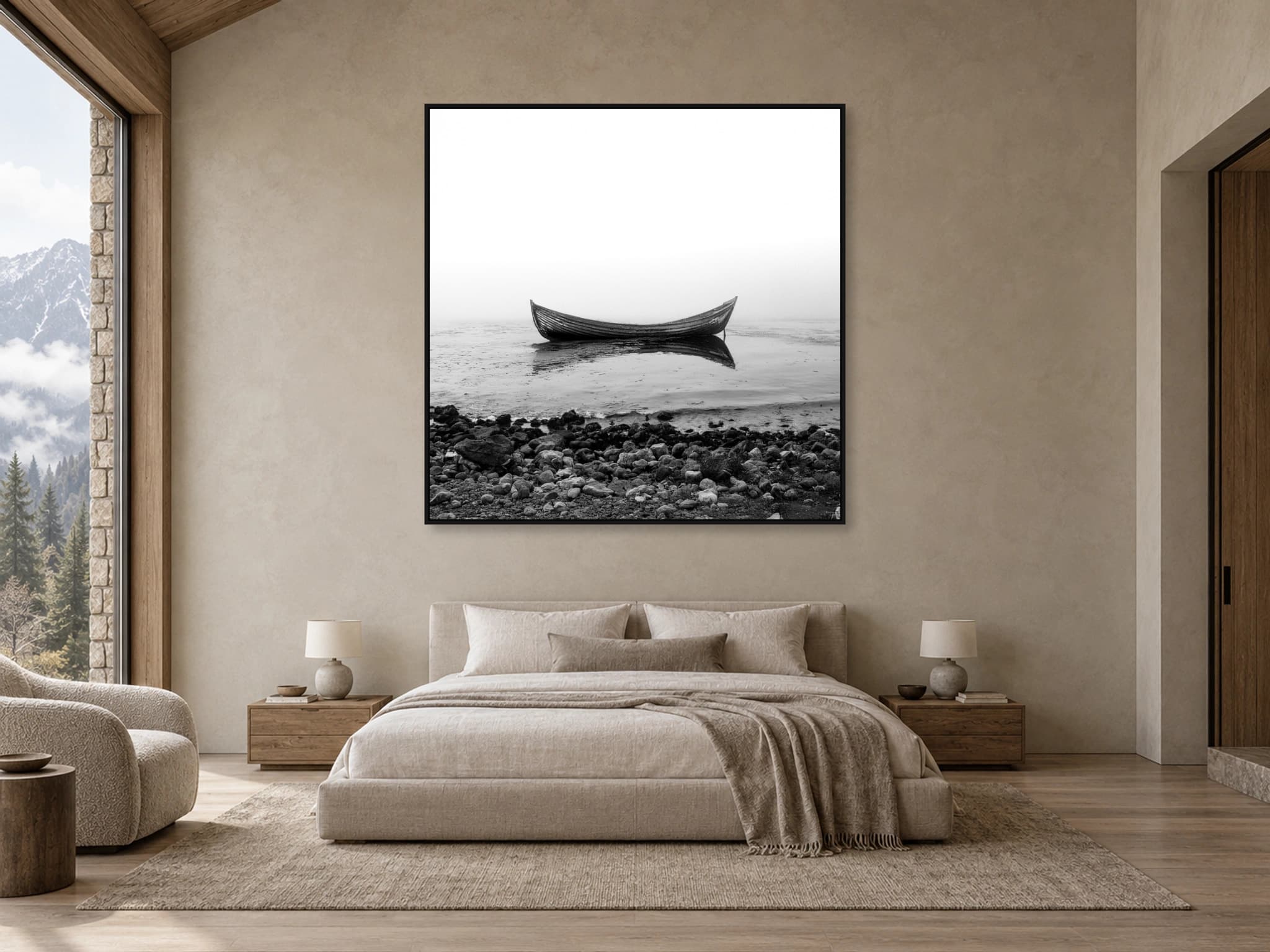 Illustrative interior setting for Still Boat